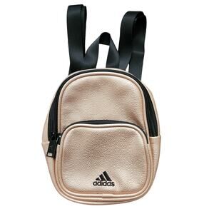 Adidas U-4-U PU Leather Mini Backpack Rose Gold